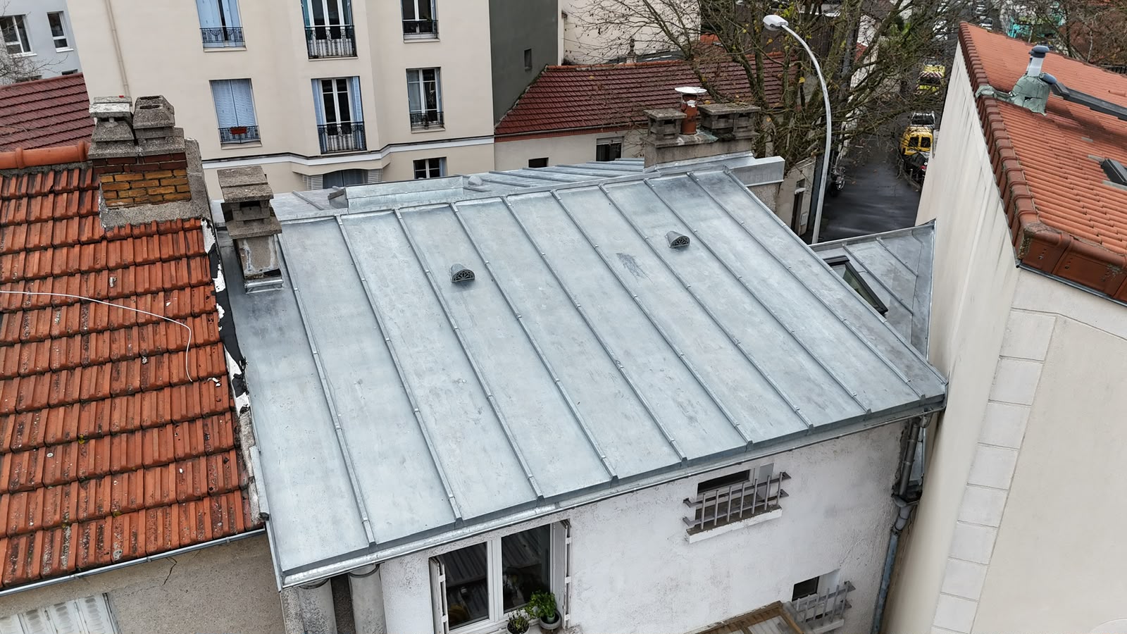 vue générale ou photo prise par drone