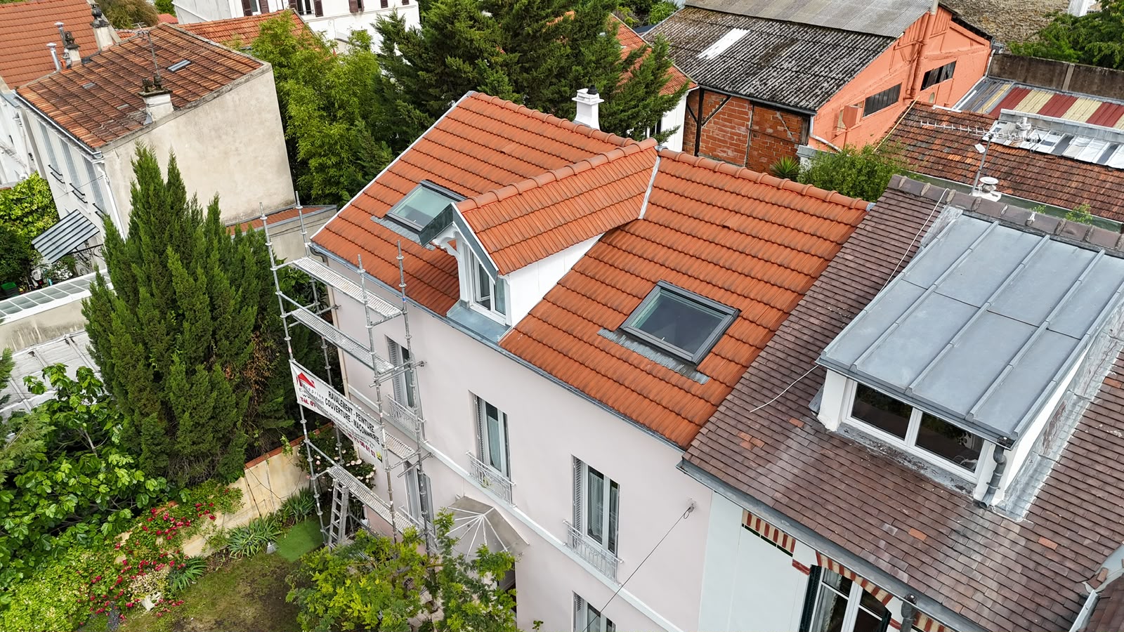 vue latérale après les travaux